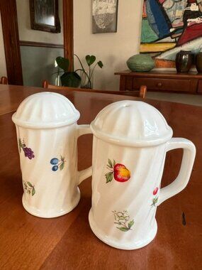 Vintage Raintree Petite Fruit Hand Painted Salt & Pepper Shakers